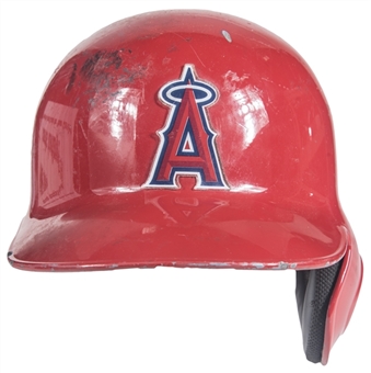Circa 2013 Albert Pujols Game Used Los Angeles Angels Batting Helmet (J.T. Sports)
